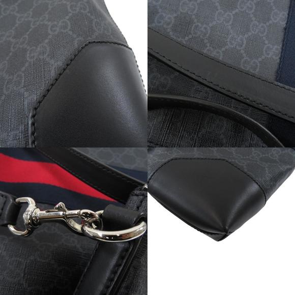 Gucci GG Supreme Shoulder Bag Black - Picture 7 of 8